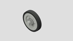 View of a 3d wheel autocad assignment